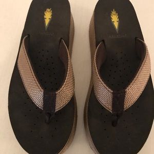 Cute Pair of Volatile Flip Flops Size 6